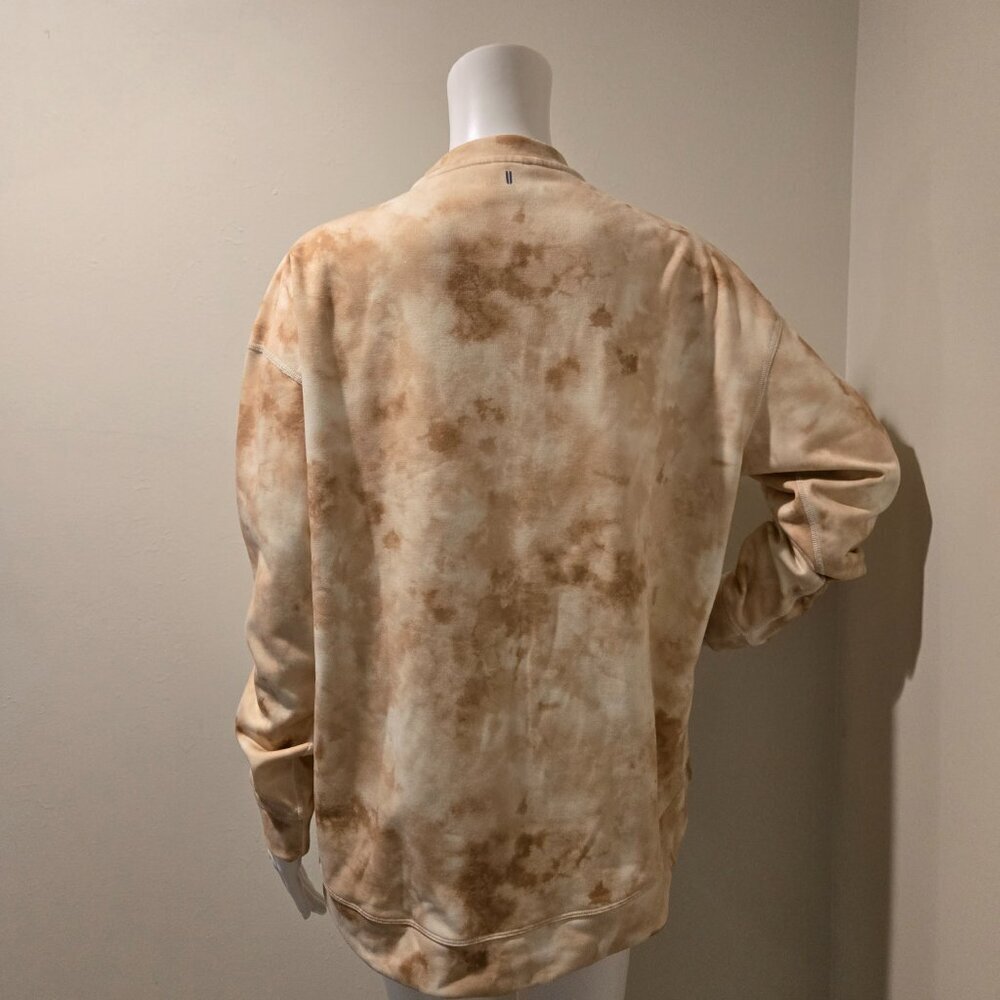 NOBULL Tie-Dye Beige & Brown Crewneck Sweatshirt - Picture 5 of 5